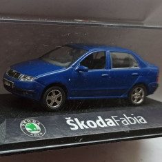 Macheta Skoda Fabia 1 Sedan albastru - Kaden 1/43