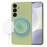 Husa silicon Samsung Galaxy S24 Plus Techsuit SoftFlex MagSafe, verde