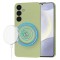 Husa silicon Samsung Galaxy S24 Plus Techsuit SoftFlex MagSafe, verde