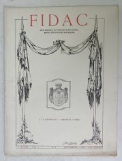 FIDAC , REVUE MENSUELLE DES PROBLEMES D &amp;#039;APRES GUERRE , No. 9 , 1929 foto