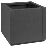 Ghiveci Gradina vidaXL Antracit 36x36x35cm PP Patrat 38L Exterior