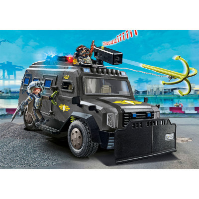 PLAYMOBIL - VEHICULUL DE TEREN AL ECHIPEI SWAT foto