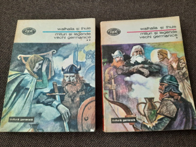 Walhalla si Thule. Mituri si legende vechi germanice (2 volume) (BPT 922, 923) foto