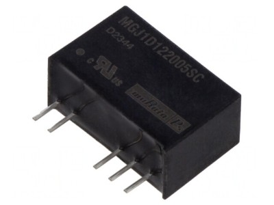 Convertor DC/DC 1W 12V la 20V/-5V SIP THT foto