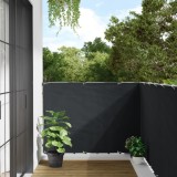 Paravan Balcon Antracit 300x120 cm PVC Protectie Intimitate Vant Soare