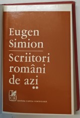 SCRIITORI ROMANI DE AZI-EUGEN SIMION II
