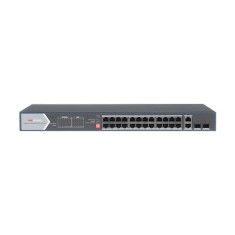 Switch 20 porturi PoE, 4x Hi-PoE, 2x Gigabit SFP, 2x RJ-45 - HIKVISION DS-3E0528HP-E