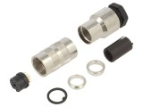 Conector M16 Mufă 12 PIN Filet Interior Aurit 3A
