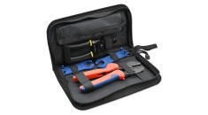 Kit de scule solare Qoltec cu conectori MC4 compatibili | Instrument de sertizare + Dispozitiv de dezimbrare
