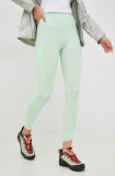 Cumpara ieftin Columbia leggins sport Boundless Trek femei, culoarea verde, modelator