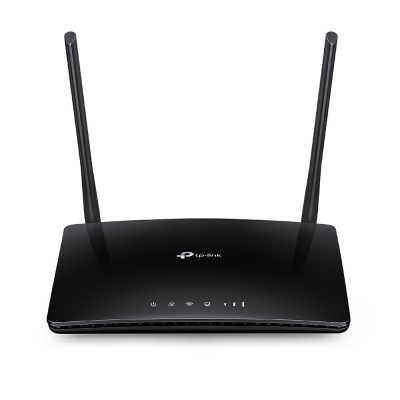 ROUTER TP-LINK wireless. 4G LTE (desktop), 300Mbps, 3 porturi 10/100Mbps + 1 WAN/LAN, &amp;quot;TL-MR6400&amp;quot; (timbru verde 0.8 lei) foto