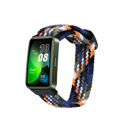Curea Kwmobile pentru Huawei Band 8, Multicolor, Nylon, KWM0000206B005C foto