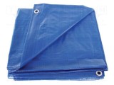 Prelată Albastră 3m x 2m cu Inele Metalice 60g/m2 - SOLID TOOLS
