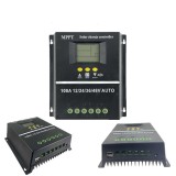 Controler Solar MPPT 100A, 12V/24V/36V/48V, LCD, 7 Moduri, Panouri Solare, Maxim Power Point Tracking