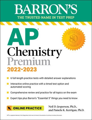 AP Chemistry Premium: With 6 Practice Tests foto