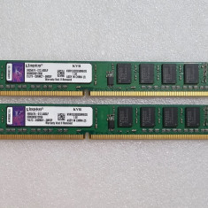 Kit memorie RAM desktop Kingston 4GB (2 x 2GB) DDR3 1333MHz KVR1333D3S8N9/2G