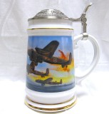 HALBA PORTELAN ENGLEZESC DAVENPORT STAFFORDSHIRE IN EDITIE LIMITATA DECOR AVIOANE DE LUPTA ROYAL AIR FORCE