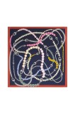 Tous eșarfă TEXTIL culoarea portocaliu, cu imprimeu, 2002303609