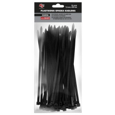 MA Professional Set 100 Buc Colier Plastic 7,6X250MM Negru 20-H21