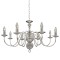 Candelabru, argintiu, 8 becuri E14 - 2