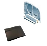 Bandou aripa fata AUDI Q5 (8R), 09.2008-06.2012, model : S-Line, partea dreapta, grunduit, gri,