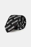 Moschino cravată de mătase culoarea negru, M5863 55009