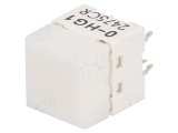 Comutator Tastatură Alb cu LED Verde 24V 0.05A