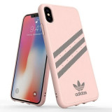 Cumpara ieftin Husa Cover Adidas OR Moulded Suede pentru iPhone Xs Max Pink-Grey