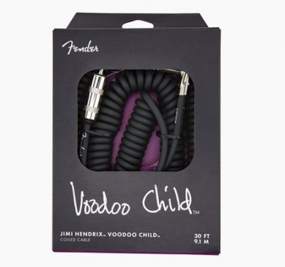 Cablu Fender JH Voodoo Child Cable Black 30&amp;#039; foto