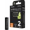 Set acumulatori AA NIMH 2500mAh R6 Eneloop PRO Panasonic 2buc BK-3HCDE/2BE