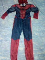 Costum Spiderman cu Muschi pt Copii 5-7 ani foto