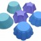 Forma din silicon pentru prajituri briose, model diverse, termorezistenta, 6 cavitati, 537COF