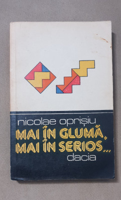 Mai &amp;icirc;n glumă, mai &amp;icirc;n serios... Amuzamente matematice - Nicolae Oprișiu foto