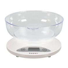 Cantar de bucatarie Beper, 5 kg, ecran LCD, functie TARA