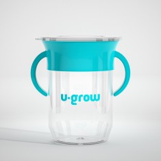 Cana 360 grade cu manere, blue, U-Grow foto