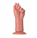 Dildo Anal Fisting Errigal cu Ventuza, PVC, Natural, 24 cm