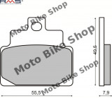 MBS Placute frana Scarabeo 100 00-09 /Leonardo 125-150 96-04 MCB709, Cod Produs: 225100460RM