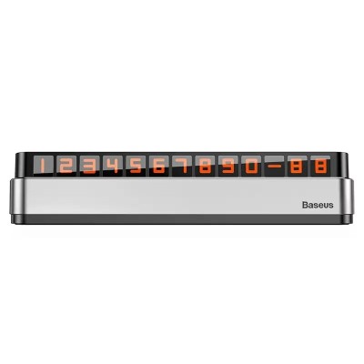 Suport numar de telefon parbriz BASEUS ACNUM-B0S foto
