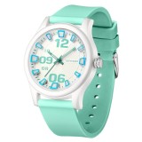 Ceas Copii Sanda 3252 Albastru-Alb , Design Sport, Analog, Diver, Rezistent la Apa 5ATM