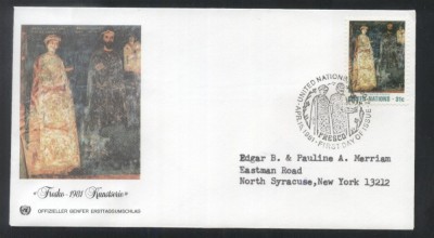 UN New York 1981 Art Mi.370 FDC UN.163 foto