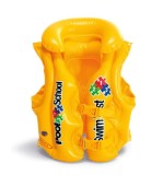 Vesta gonflabila pentru inot, Galben, 50x47 cm, 3-6 ani