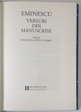 VERSURI DIN MANUSCRISE de MIHAI EMINESCU , 2015