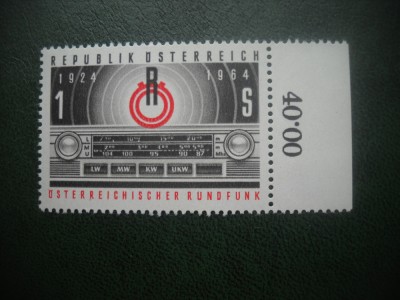 HOPCT TIMBRE MNH 808 CONGRESUL GRAFICA 1964 -1 VAL AUSTRIA foto