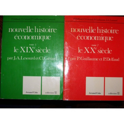 Nouvelle histoire economique 2 vol. / Jean-Alain Lesourd s.a. foto