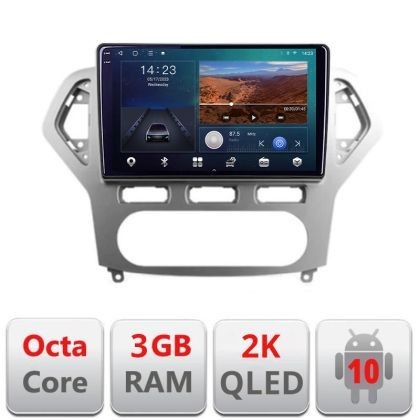 Navigatie Ford Mondeo 2006-2010 B-MONDEO-AC Android Ecran 2K QLED octa core 3+32 carplay android auto KIT-MONDEO-AC+EDT-E310V3-2K CarStore Technology