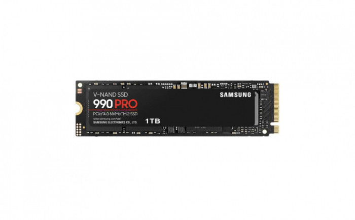 SSD Samsung, 990 PRO, retail, 1TB, NVMe M.2 2280 PCI-E, R/W speed:7450/6900 MB/s