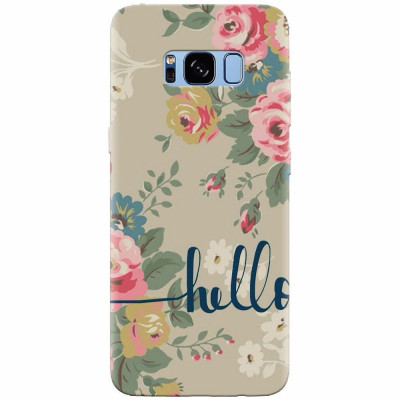 Husa silicon pentru Samsung S8 Plus, Cute Flower Phone foto