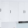 VidaXL Dulap suspendat de bucătărie Alb lucios 50 x 31 x 100 cm 885129