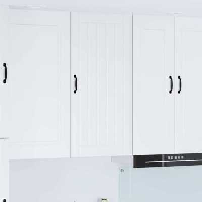 vidaXL Dulap suspendat de bucătărie Alb lucios 50 x 31 x 100 cm 885129 foto