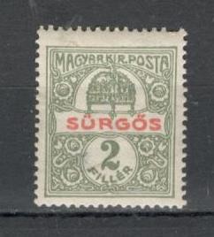 Ungaria.1916 Timbre expres XU.7 foto